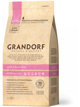 Grandorf Lamb & Brown Rice Kitten Karma Dla Kociąt 400 g