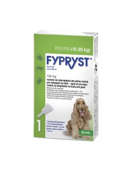 Fypryst 134mg/1,3ml Spot-On Psy 10-20 kg 1 Pipeta