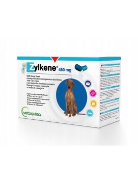 Vetoquinol Zylkene 450 mg Dla Psów Dużych Ras Na Uspokojenie 10 Tabletek