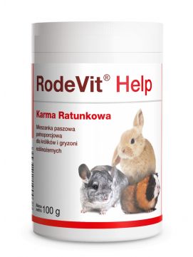 Rodevit Help Mieszanka Paszowa Pełnoporcjowa Dla Królików I Gryzoni Roślinożernych 100 g
