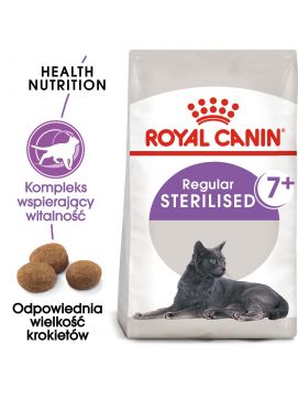 ROYAL CANIN Sterilised +7 10kg karma sucha dla kotw dorosych, od 7 do 12 roku ycia ycia, sterylizowanych