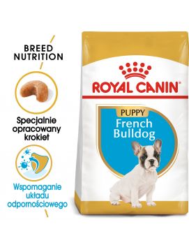 ROYAL CANIN French Bulldog PuppyKarma Sucha Dla Szczenit Do 12 miesicaRasy Bulldog Francuski 10 kg