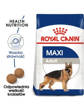 ROYAL CANIN Maxi Adult Karma Sucha Dla Psów Dorosłych Do 5 Roku Życia Ras Dużych 15 kg