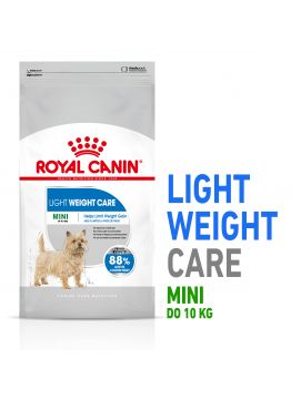 ROYAL CANIN CCN Mini Light Weight Care Karma Sucha Dla Psów Dorosłych Ras Małych Z Tendencją Do Nadwagi 1 kg