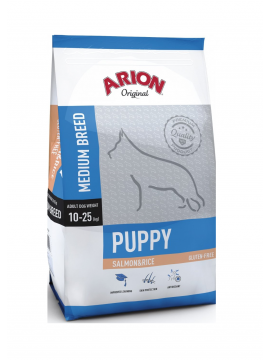 Arion Original Salmon & Rice Medium Puppy oso & Ry Karma Dla Szczenit rednich Ras 3 kg