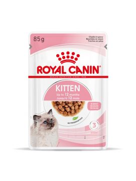 ROYAL CANIN Kitten Instinctive w sosie karma mokra w sosie dla kociąt do 12 miesiąca życia 85 g