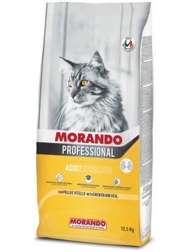 Morando Pro Karma Dla Kotów Sterylizowanych Kurczak z Cielęciną 12,5 kg