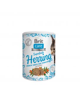 Brit Care Cat Snack Superfruits Przysmak Dla Kotów Śledź 100 g