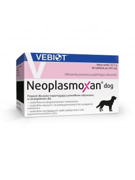 Vebiot Neoplasmoxan Dog Preparat Dla Psaz Zdiagnozowanym Nowotworem 60 Tabletek