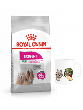 Pakiet Royal Canin CCN Mini Exigent Karma Sucha Dla Psw Dorosych Ras Maych Wybrednych 3 kg + Kubek z Twoim Pupilem !