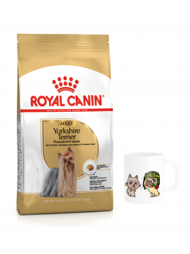 Pakiet ROYAL CANIN Yorkshire Terrier AdultKarma Sucha Dla Psw Dorosych Rasy Yorkshire Terrier 3 kg + Kubek z Twoim Pupilem !