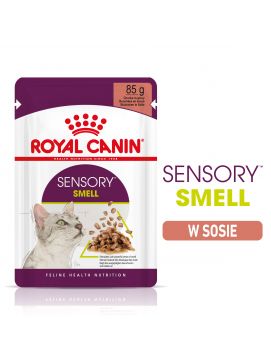 Royal Canin Sensory Smell Karma Mokra Kawałki w Sosie Dla Kotów Dorosłych Pobudzająca Wrażenia Węchowe 85 g