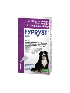 Fypryst Spot On 402 mg / 4,02 ml dla Psw 40 - 60 kg 1 Pipeta