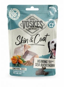Voskes Skin & Coat Przekąska Dla Psa Wzmacniająca Skórę i Sierść Ze Śledziem i Rokitnikiem 150 g