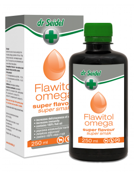 Dr Seidel Flawitol Omega Super Smak Poprawiajcy Smak Karmy 250 ml