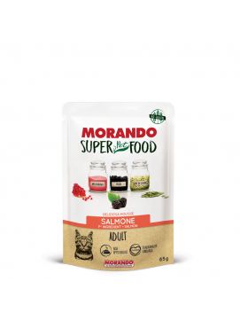 Morando Super Food Mokra Karma Dla Dorosłych Kotów Mus z Łososia 85 g